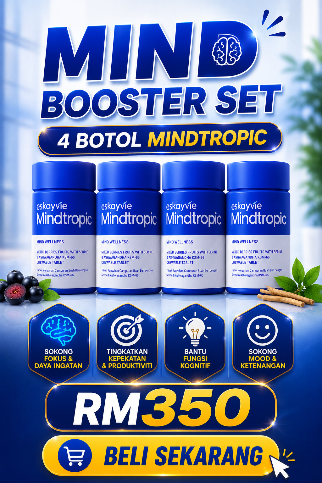 4 BOTOL MINDTROPIC